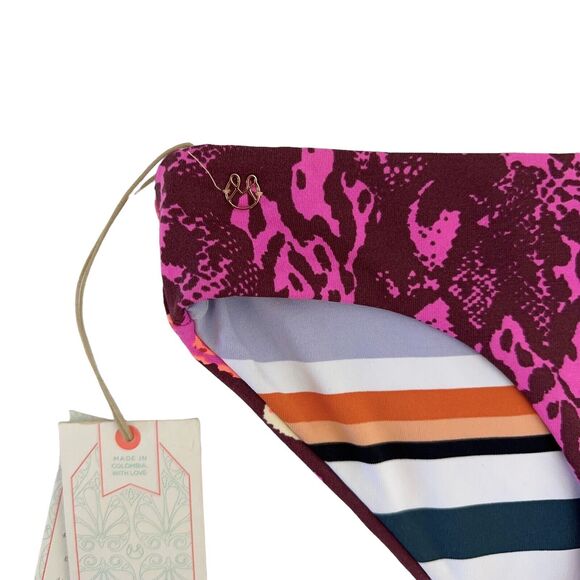 Maaji Reversible Sublime Bikini Bottoms Multicolored Women's Size X-Small XS - Picture 5 of 8